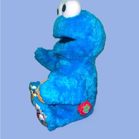 Cookie Monster Plush seseme street sparkly - Picture 2 of 3